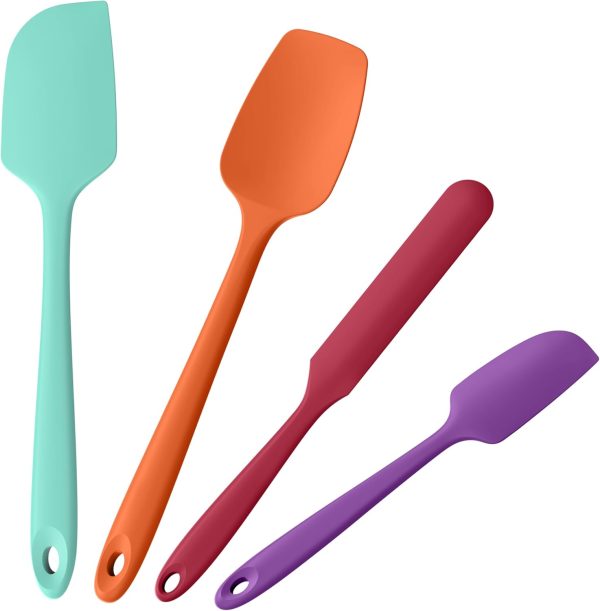 4-Piece Silicone Spatula Scrapers